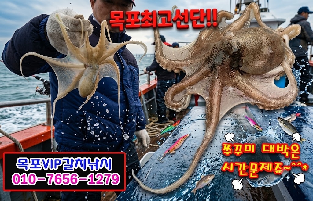 9월 20일 목포 주꾸미 선상낚시 조황 현장 사진 4