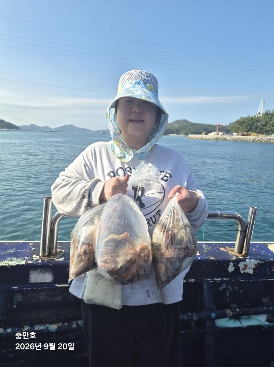 9월 20일 갑오징어 선상낚시 조황 현장 사진 13