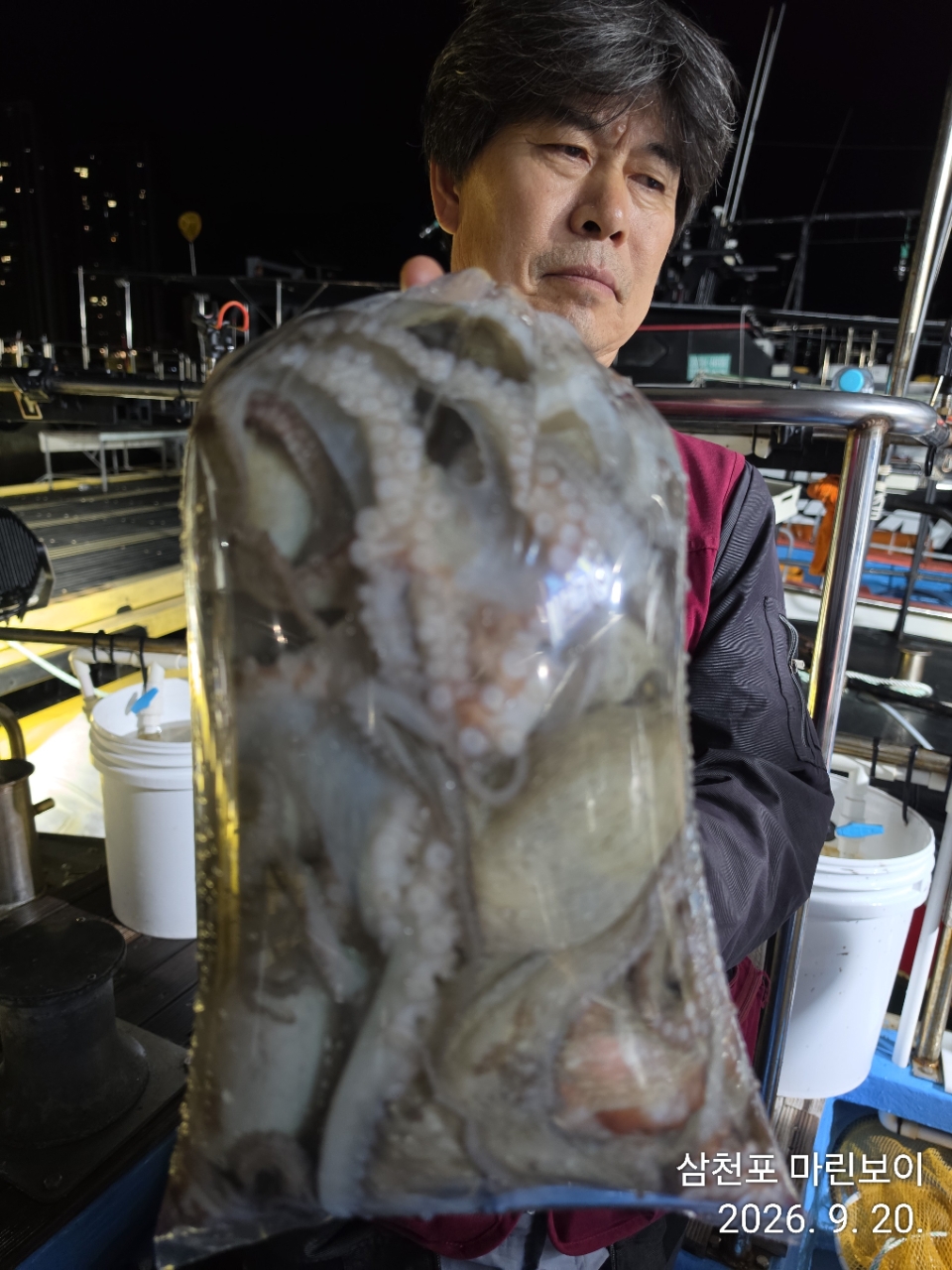 9월 20일 삼천포 문어 선상낚시 조황 현장 사진 9