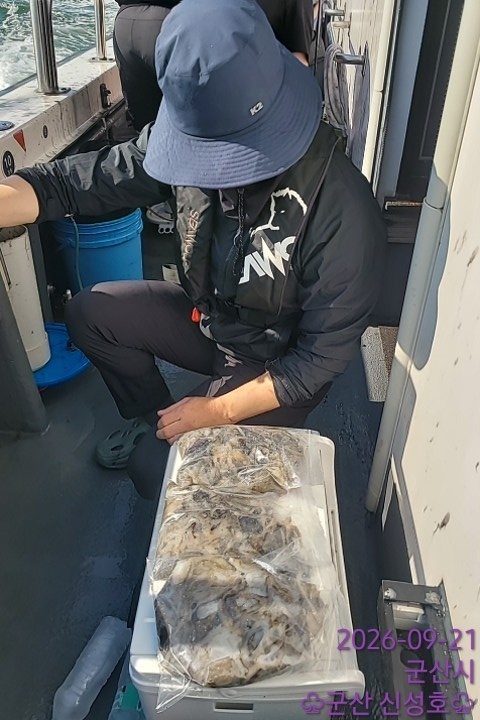9월 21일 군산 주꾸미 선상낚시 조황 현장 사진 13