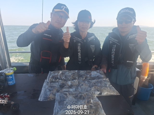 9월 21일 주꾸미 선상낚시 조황 현장 사진 12