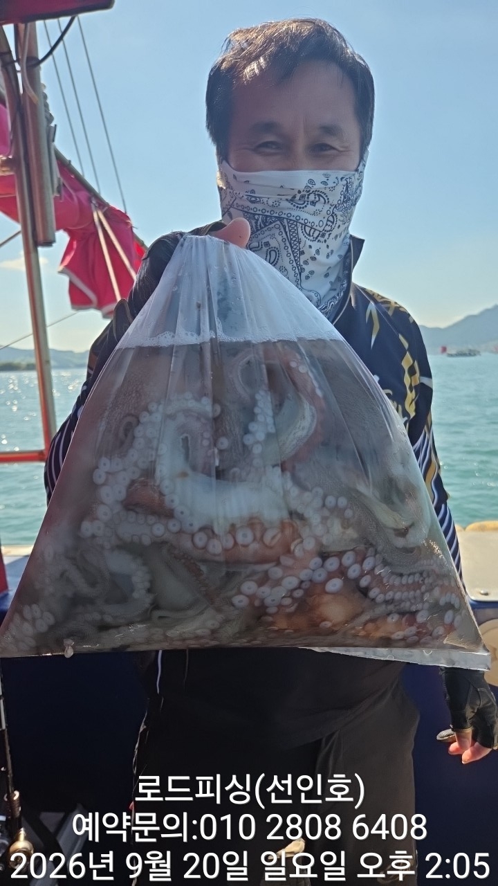 9월 20일 고성 문어 선상낚시 조황 현장 사진 24