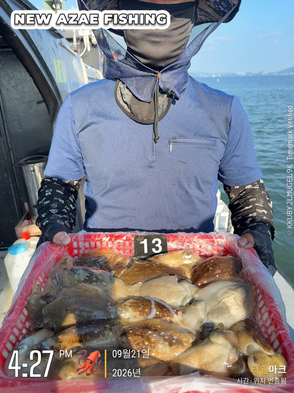 9월 21일 갑오징어 선상낚시 조황 현장 사진 10