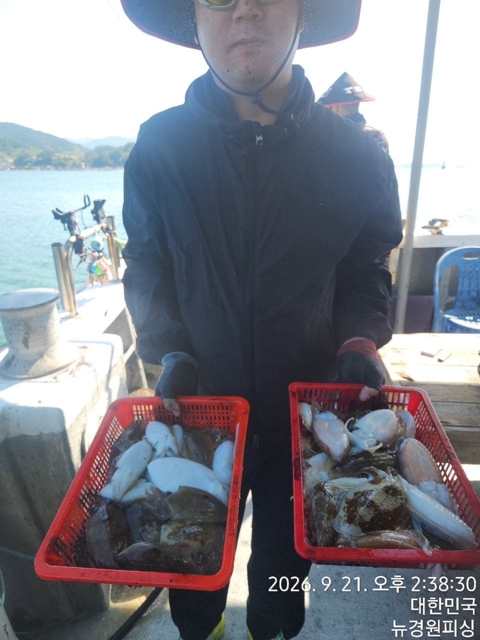 9월 21일 삼천포 갑오징어 선상낚시 조황 현장 사진 3
