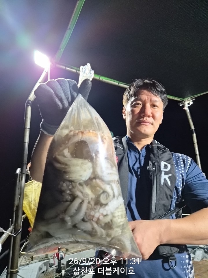 9월 21일 문어 선상낚시 조황 현장 사진 3