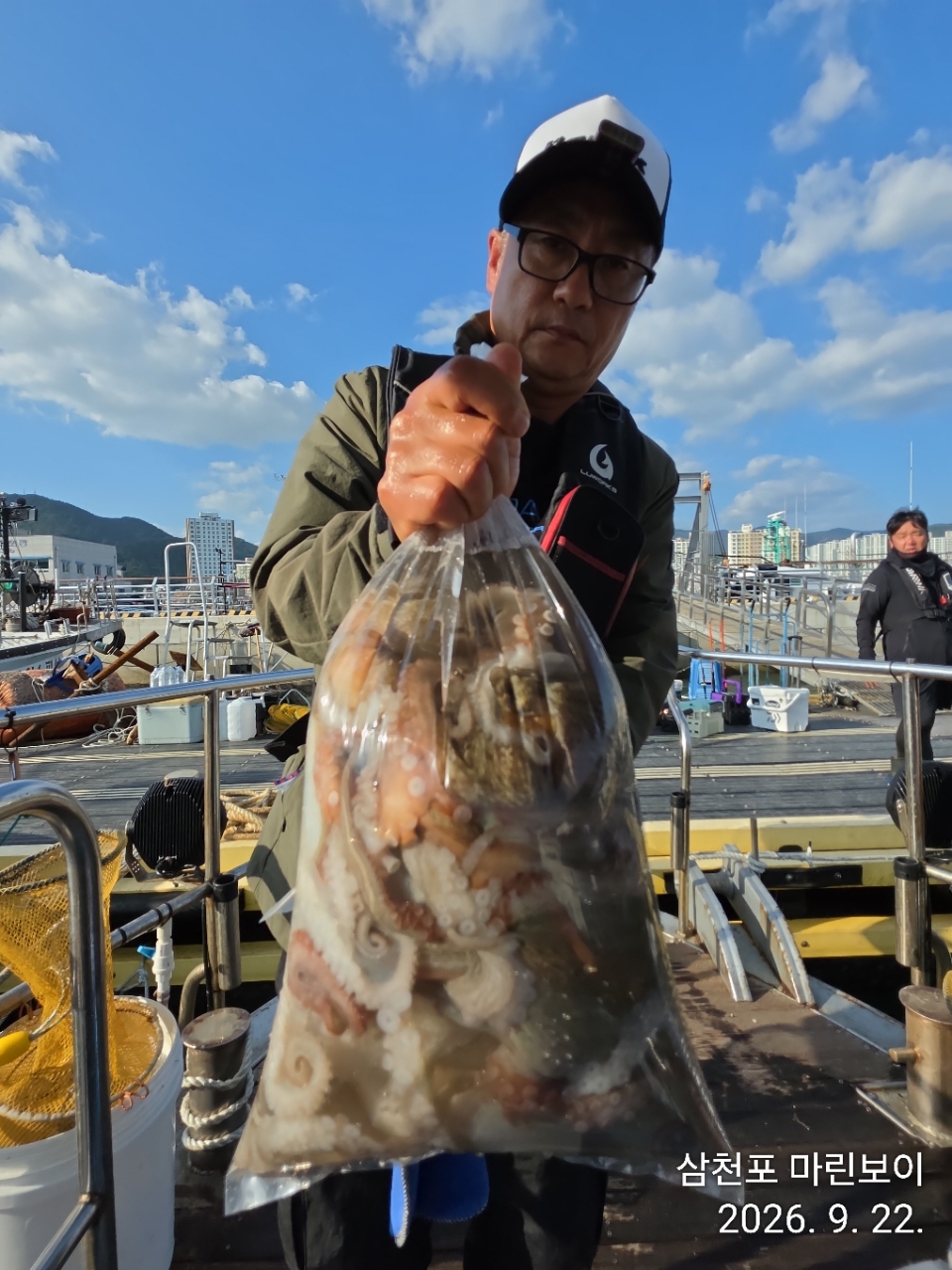 9월 22일 삼천포 문어 선상낚시 조황 현장 사진 10