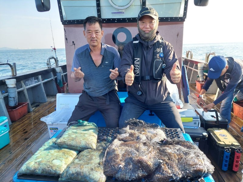 9월 22일 인천 갑오징어 선상낚시 조황 현장 사진 3