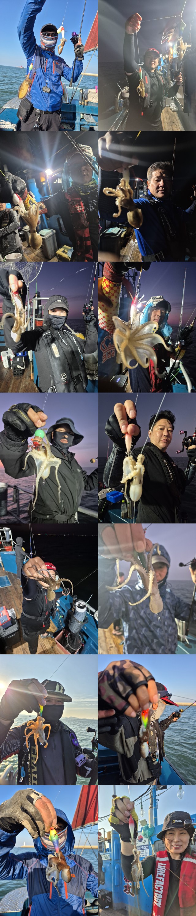 9월 22일 군산 주꾸미 선상낚시 조황 현장 사진 5