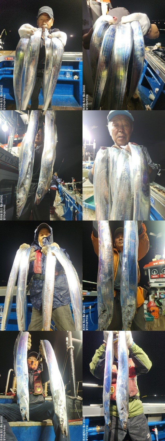 9월 22일 남해 갈치 선상낚시 조황 현장 사진 9