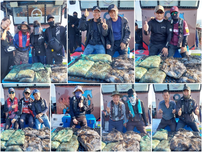 9월 22일 인천 갑오징어 선상낚시 조황 현장 사진 2