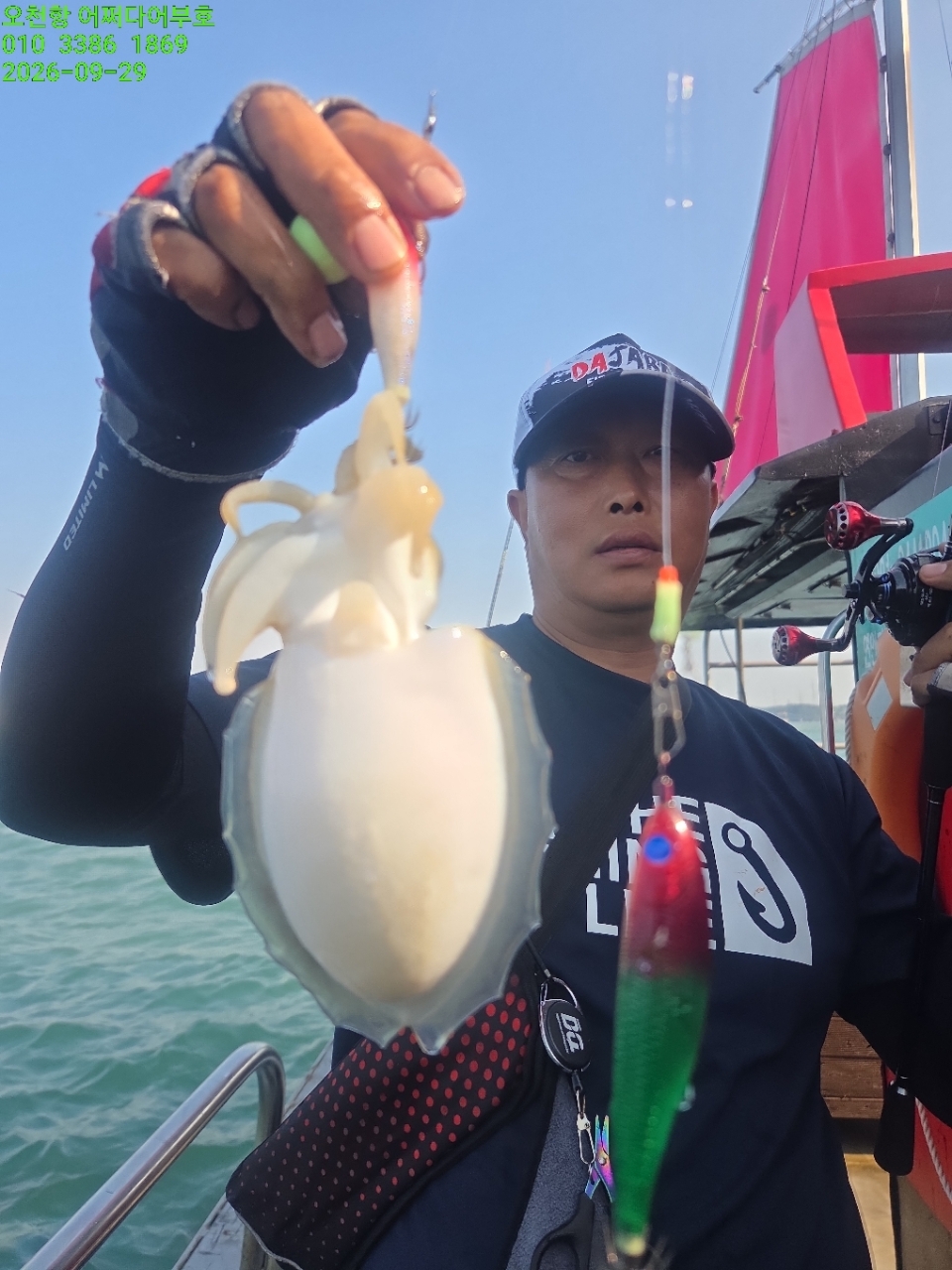 9월 29일 갑오징어 선상낚시 조황 현장 사진 2